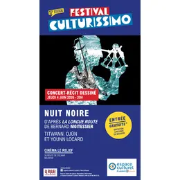 Festival Culturissimo - Concert-Récit Dessiné de Nuit Noire