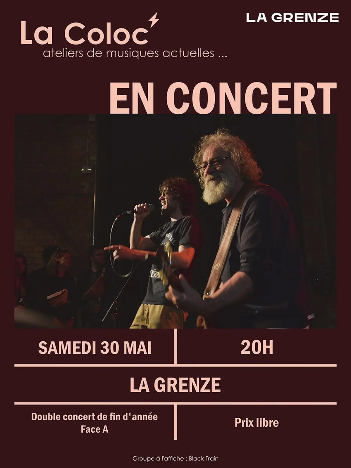 Concerts carte blanche à La Coloc à La Grenze