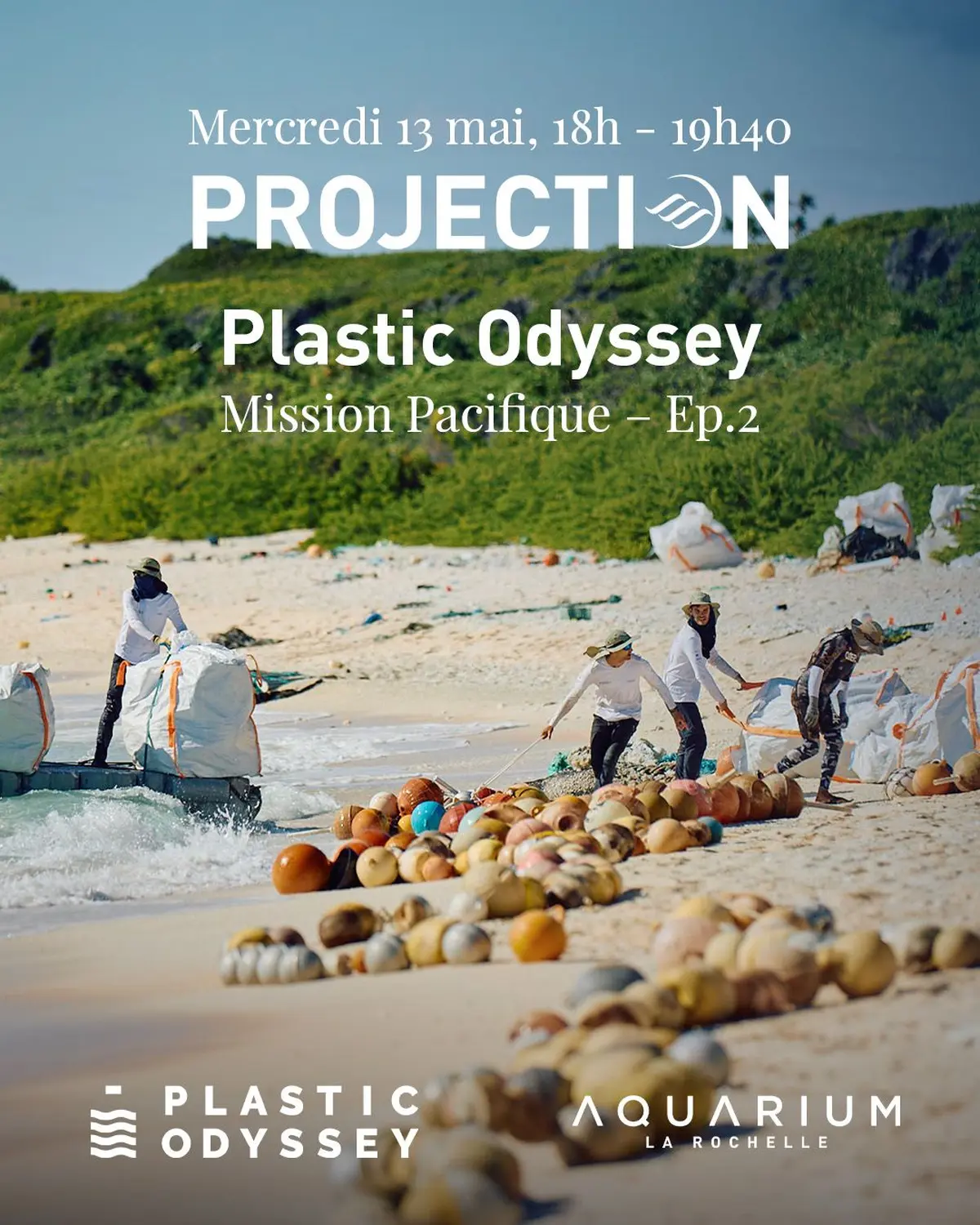 Projection du documentaire Mission Pacifique de la série Plastic Odyssey