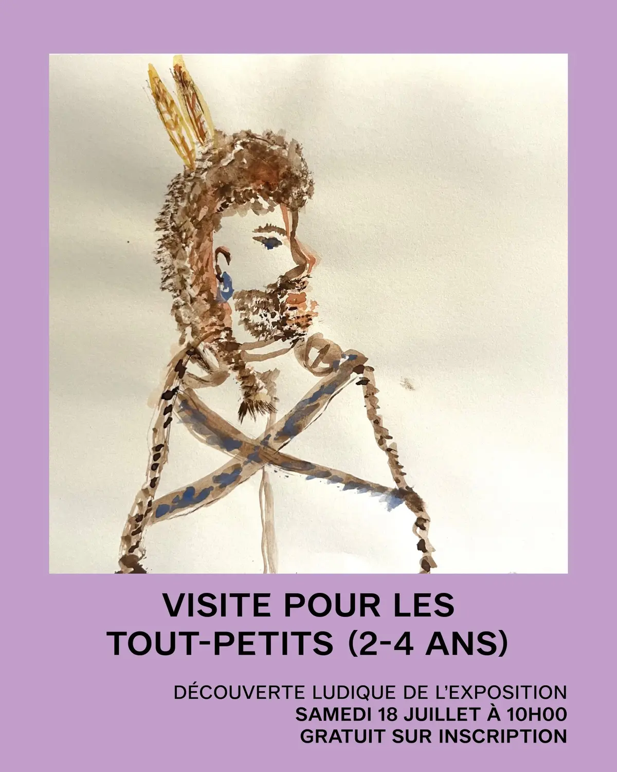 Visite pour les tout-petits de l'exposition BBR