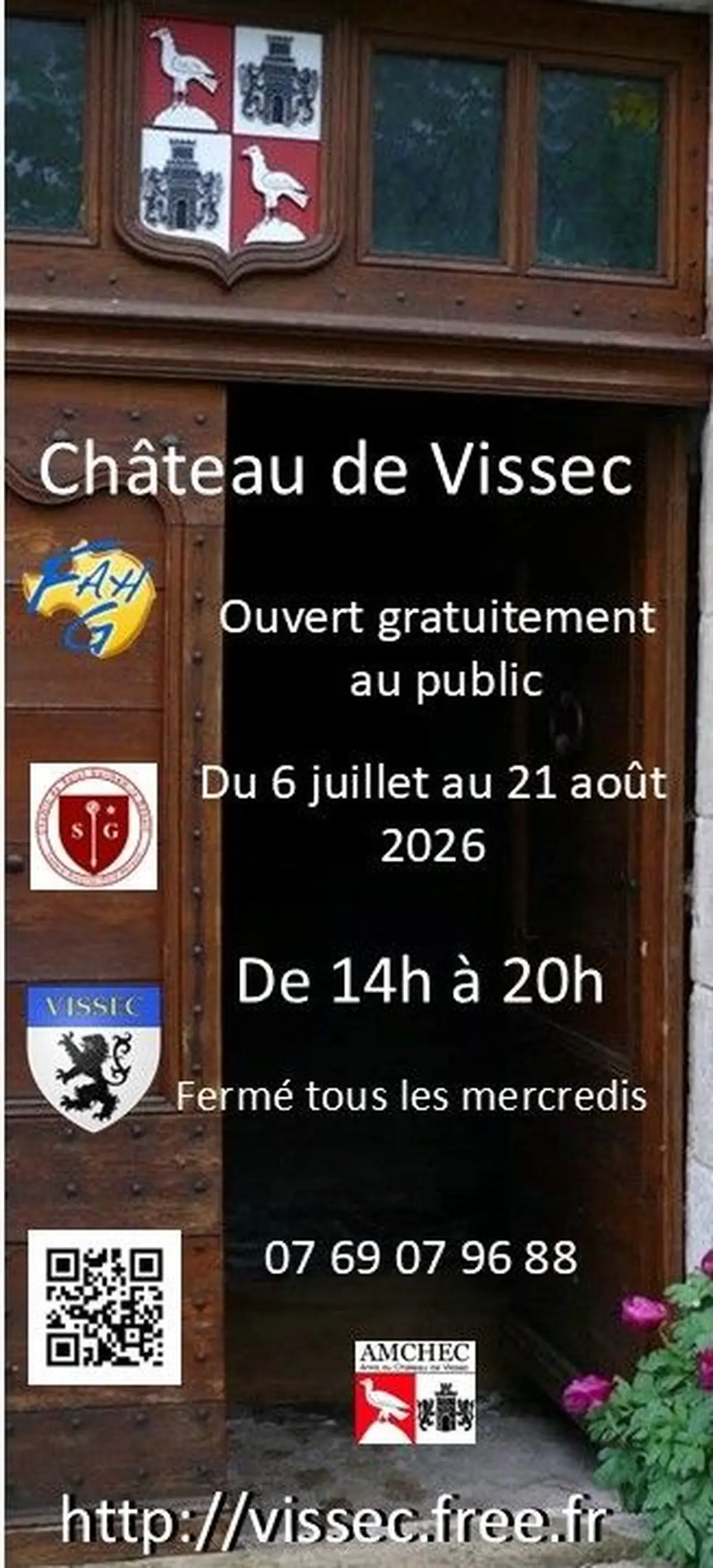 Exposition et visite guidée gratuite du Château de Vissec