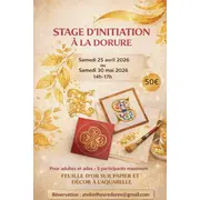 Stage d'initiation à la dorure