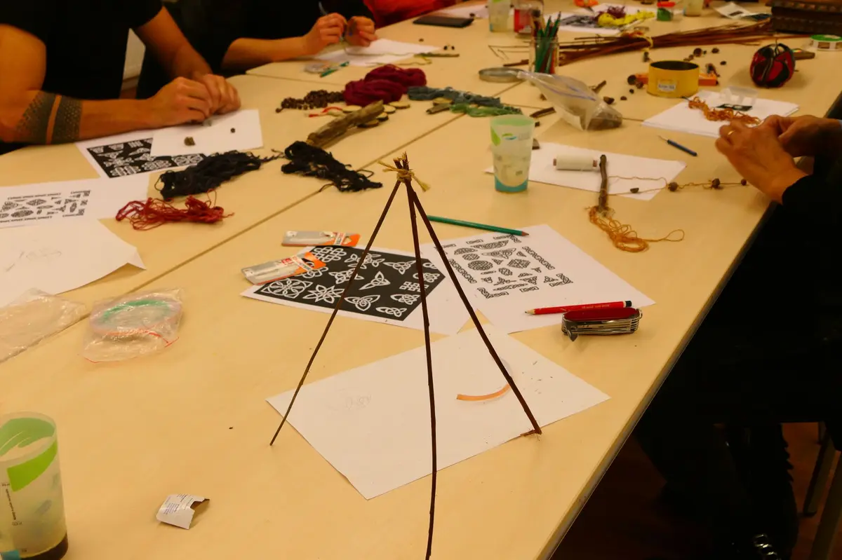 Atelier fabrication d'attrape-rêve