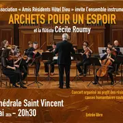 Concert Archets pour un espoir et la flûtiste Cécile Roumy