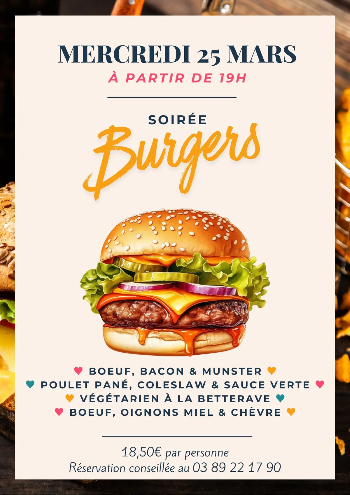 Soirée burgers