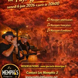 Le Duo LES MEMPHIS 2 Guitare Voix Harmonica en LIVE