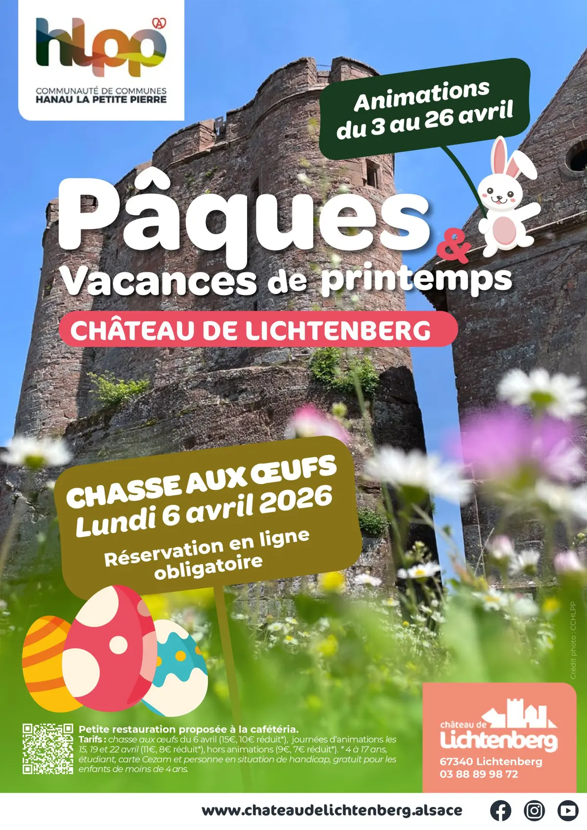 Chasse aux oeufs au château de Lichtenberg
