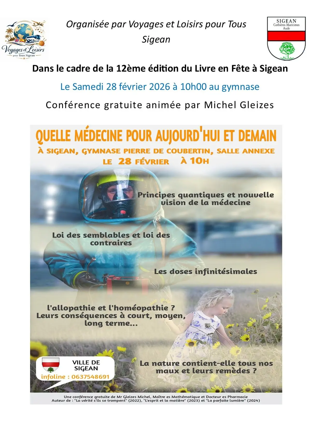 Conférence gratuite Quelle médecine pour aujourd'hui et demain ? 