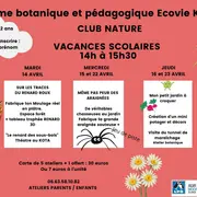 Ateliers club nature ferme ÉCOVIE 