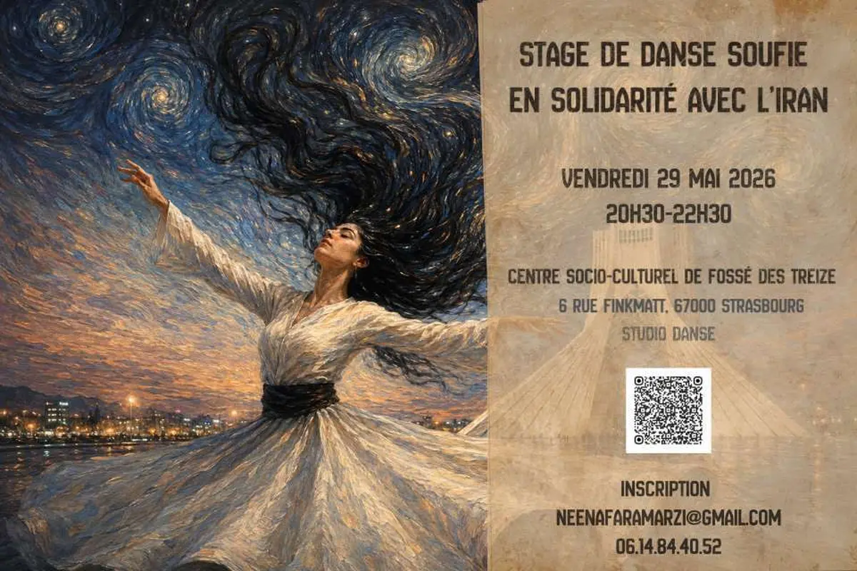 Stage de danse soufie (Derviche Tourneur) En soutien au peuple iranien