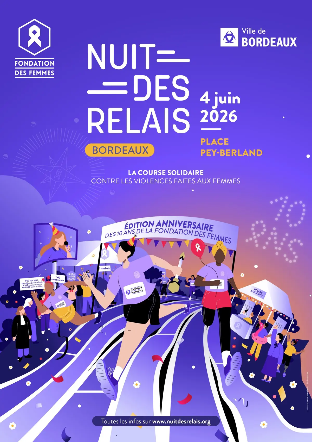 Nuit des Relais - Fondation des Femmes 2026, Bordeaux