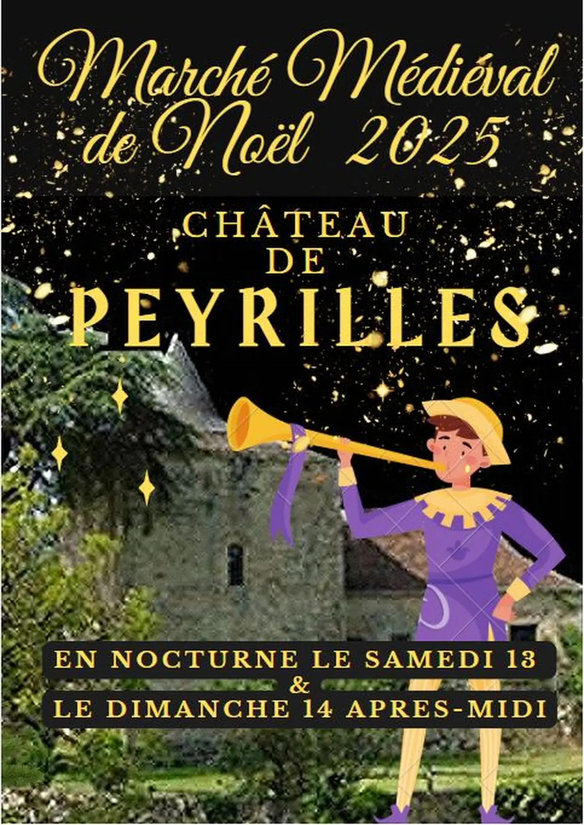 Marché de Noël au château de Peyrilles