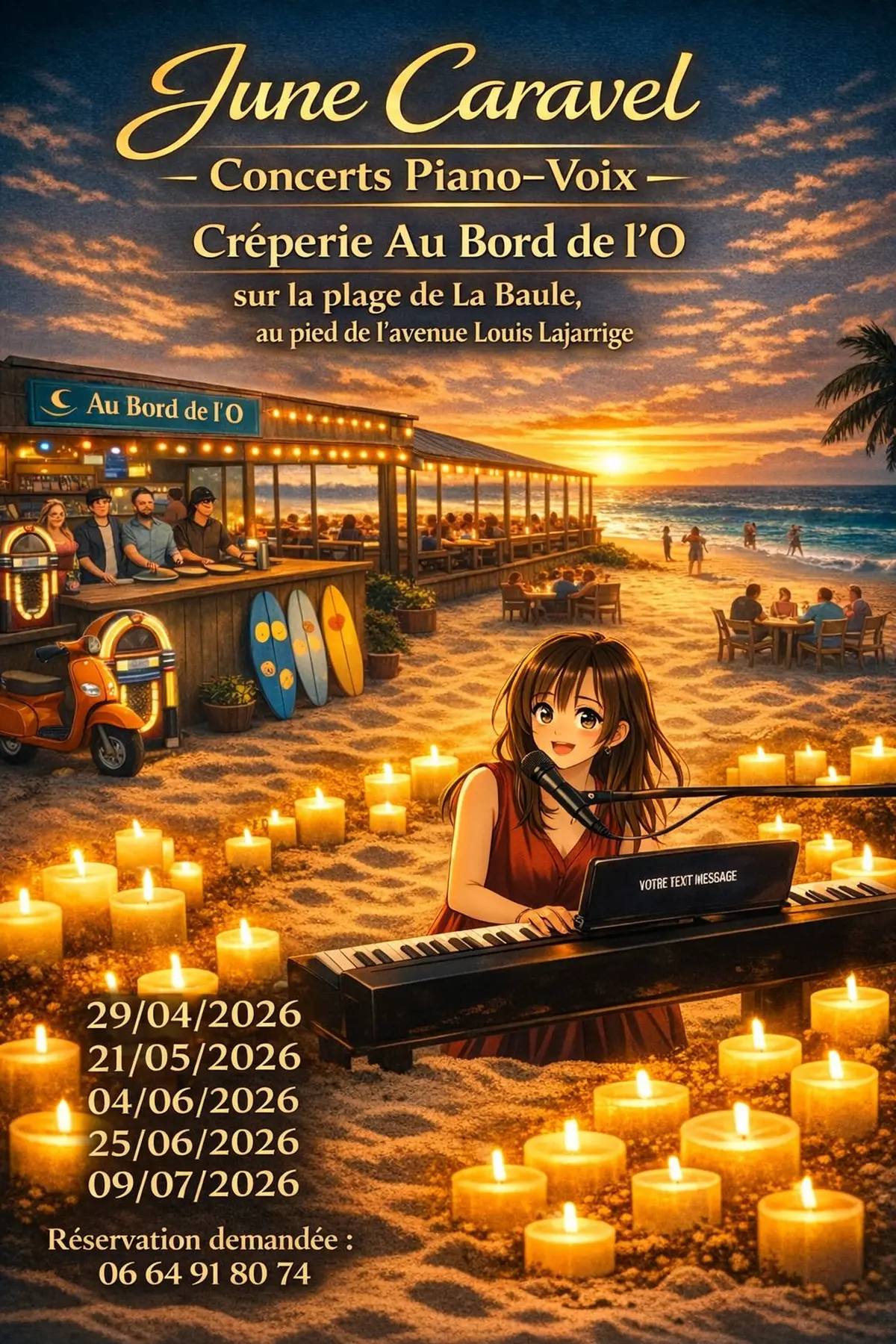 Concert soul-pop June Caravel