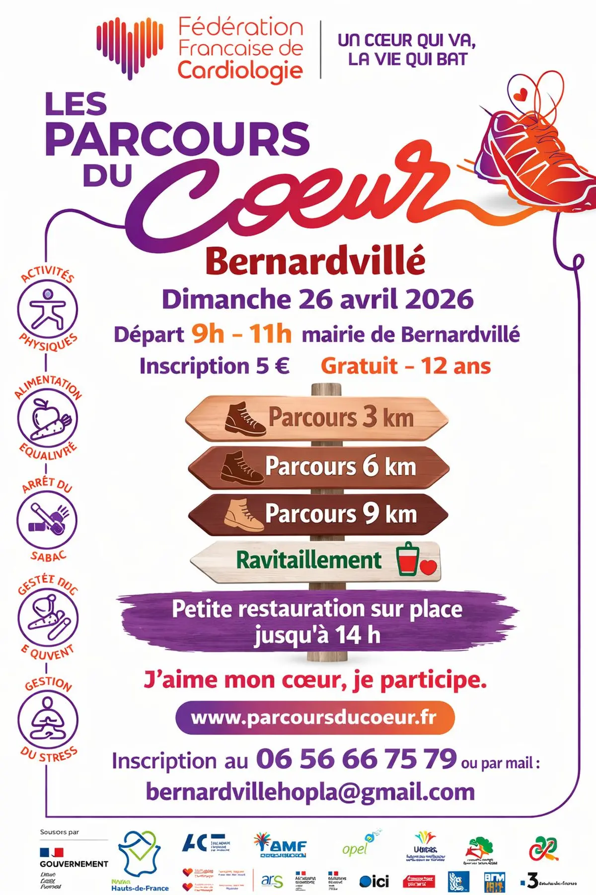 Balade pédestre parcours du Cœur 