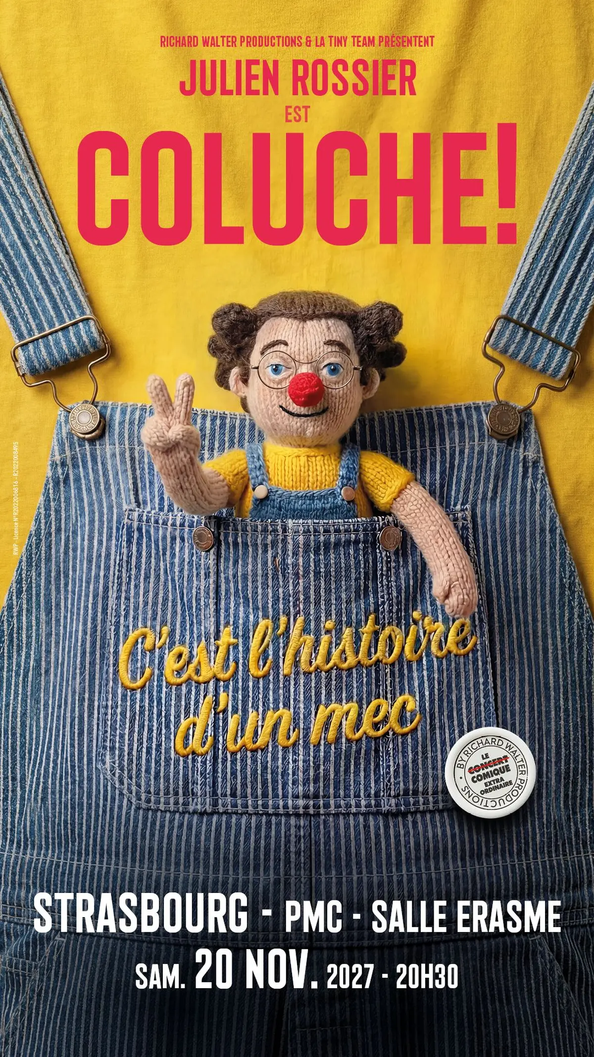 Julien Rossier est Coluche ! C'est l'histoire d'un mec