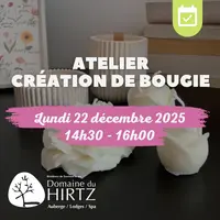 Création de Bougies : Laissez briller votre talent !  &copy; Domaine du HIRTZ