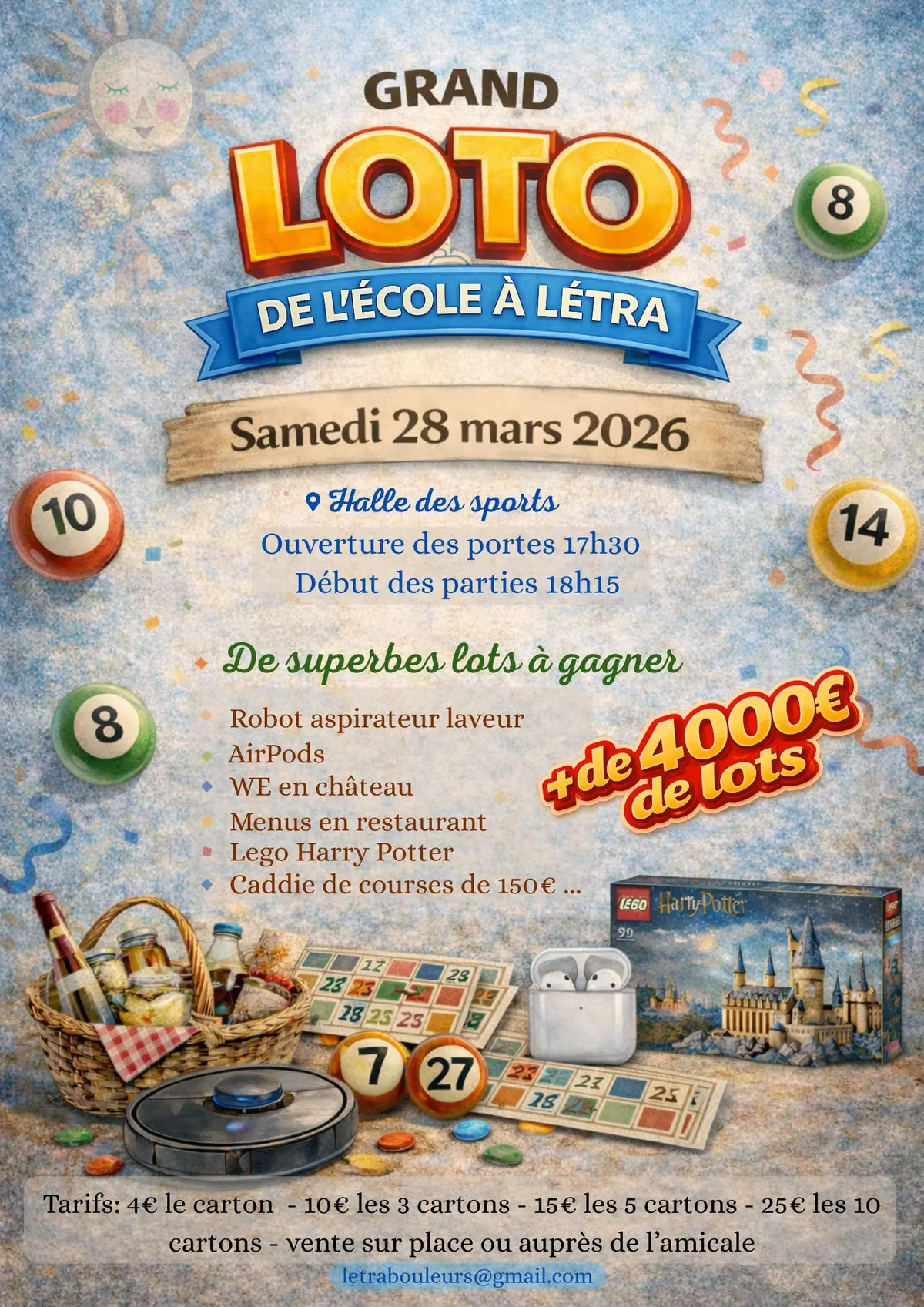 Loto de l'école de Letra