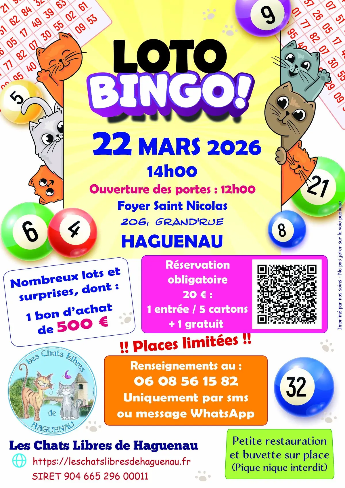Bingo Loto du 22 mars 2026