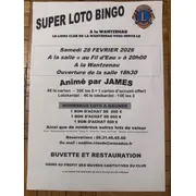 Super loto bingo du Lions club et animé par JAMES