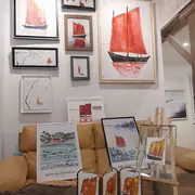 Exposition tableaux de Sinagots et Voiles - Ayako Guérin et Valérie Jouve