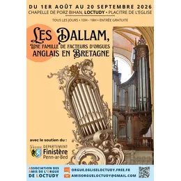 Exposition : Les DALLAM, une famille de facteurs d’orgues anglais en Bretagne