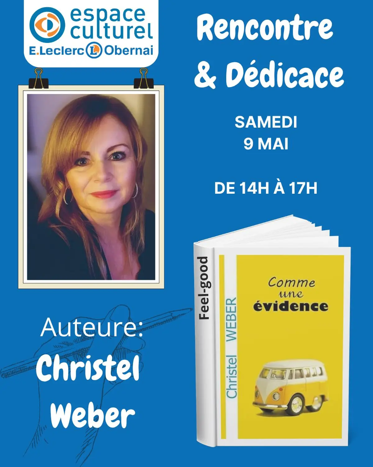 Séance de dédicaces Christel Weber