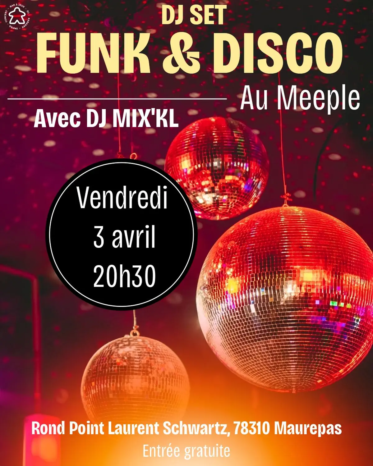 DJ Set Funk & Disco au Meeple