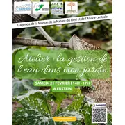 Atelier : la gestion de l'eau dans mon jardin