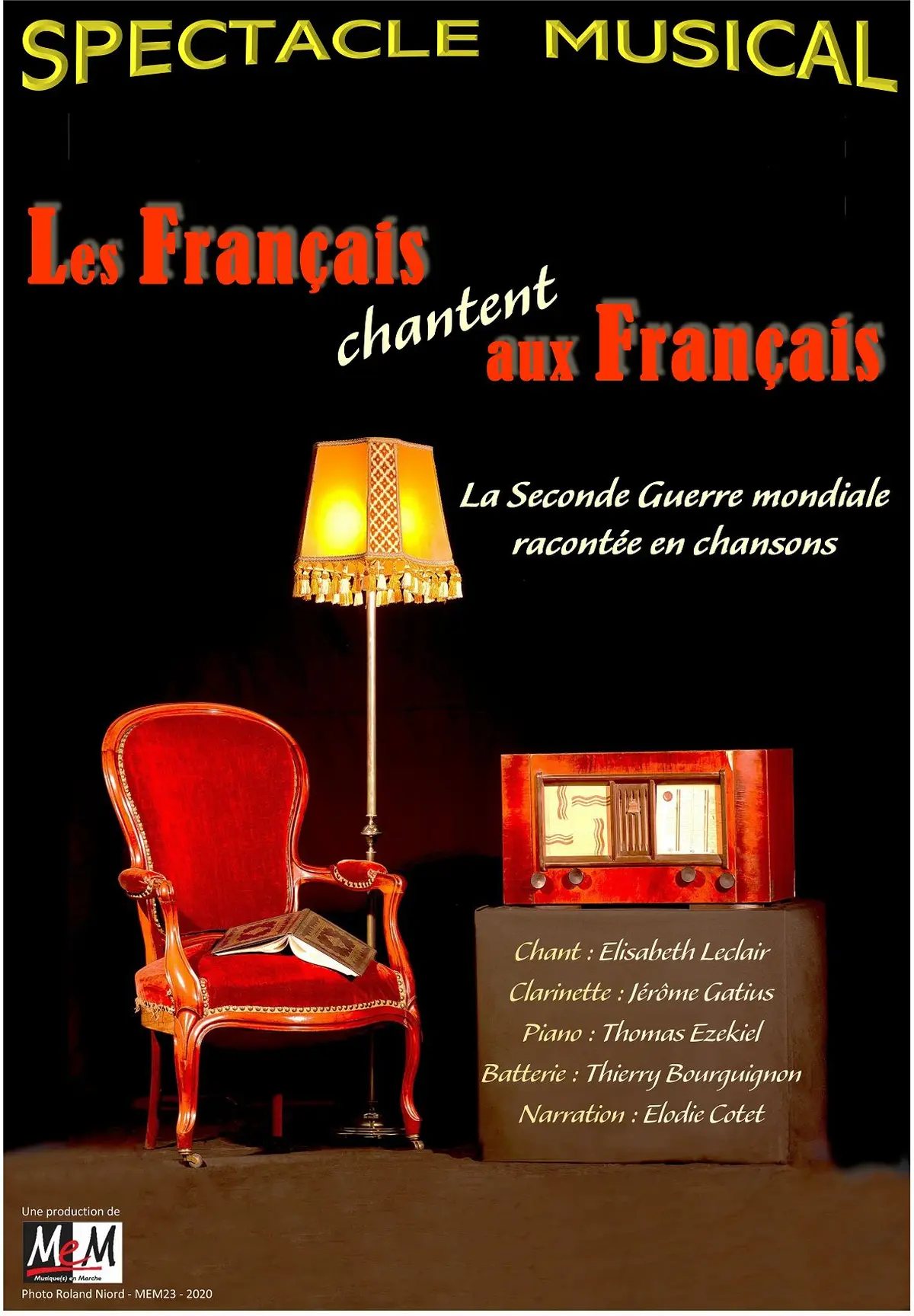Spectacle musical et mémoriel Les Français chantent aux Français