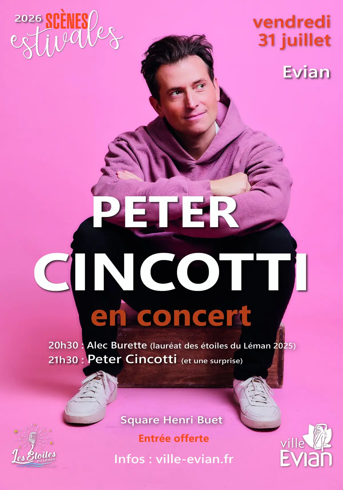 Peter cincotti en concert + Alec Burette en 1ère partie