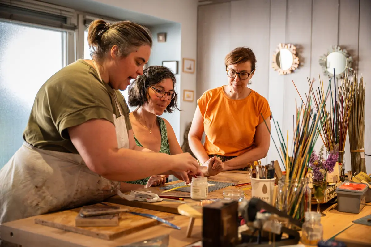 Stage marqueterie de paille 