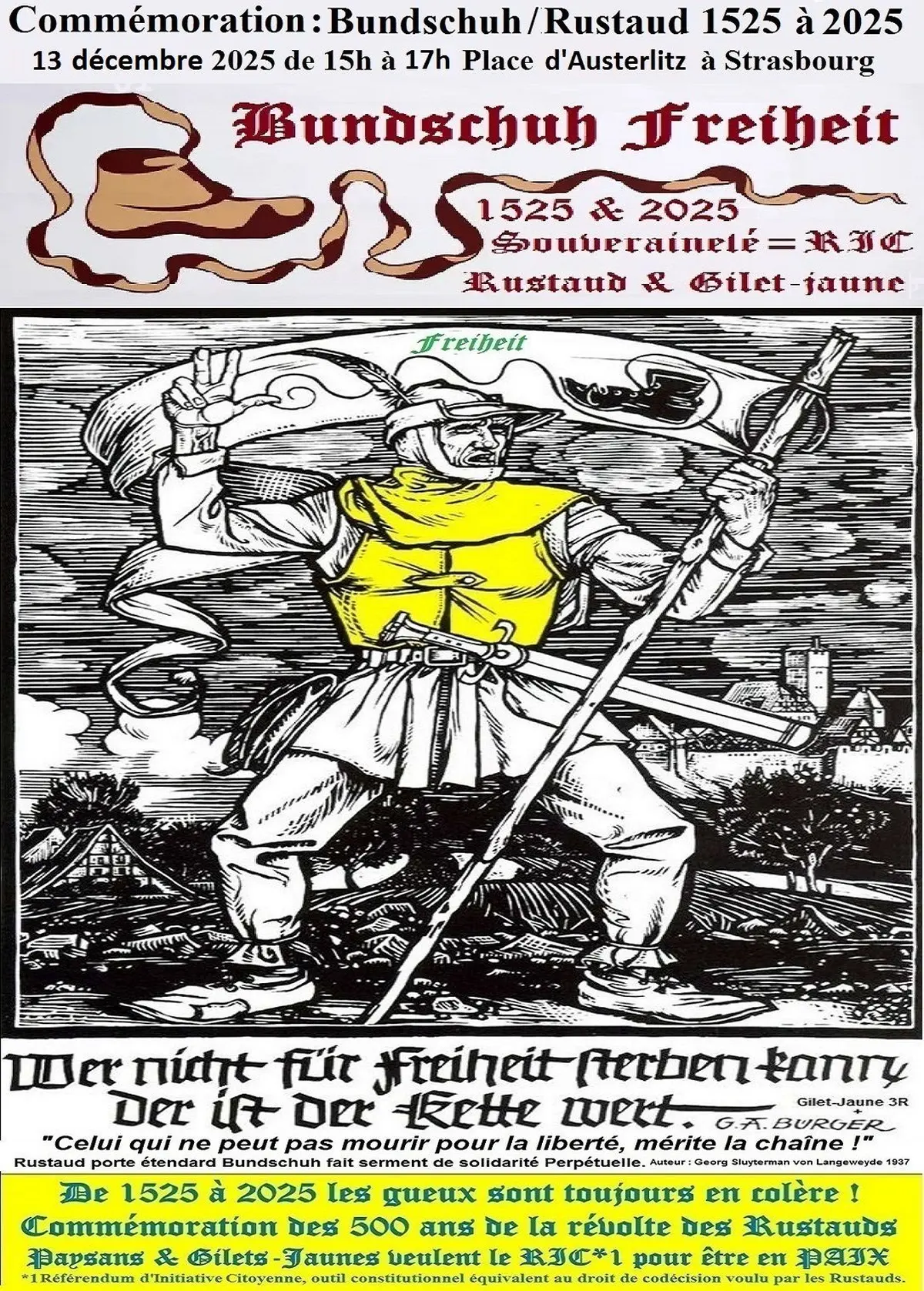 Commémoration : le Bundschuh à 500 ans !