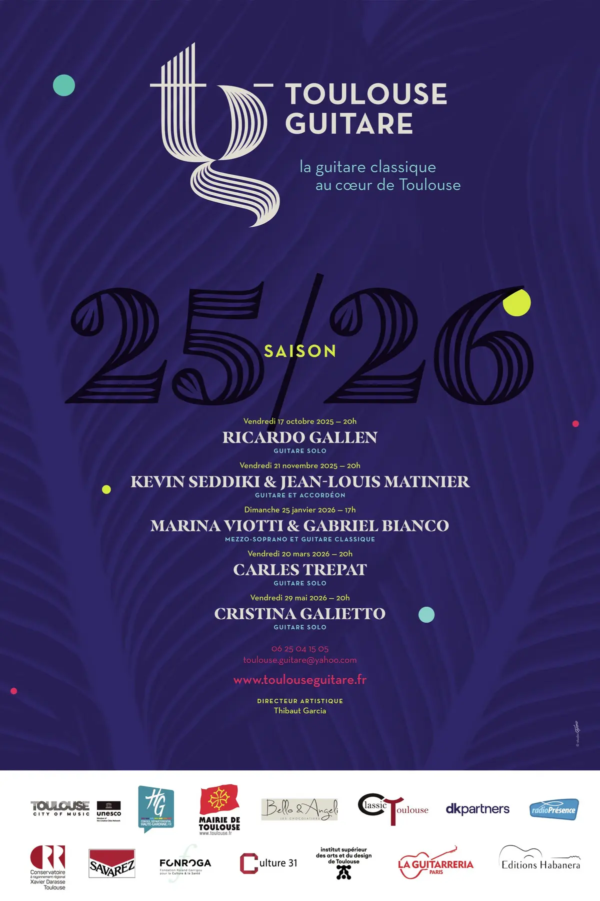 Toulouse guitare - Saison 25/26