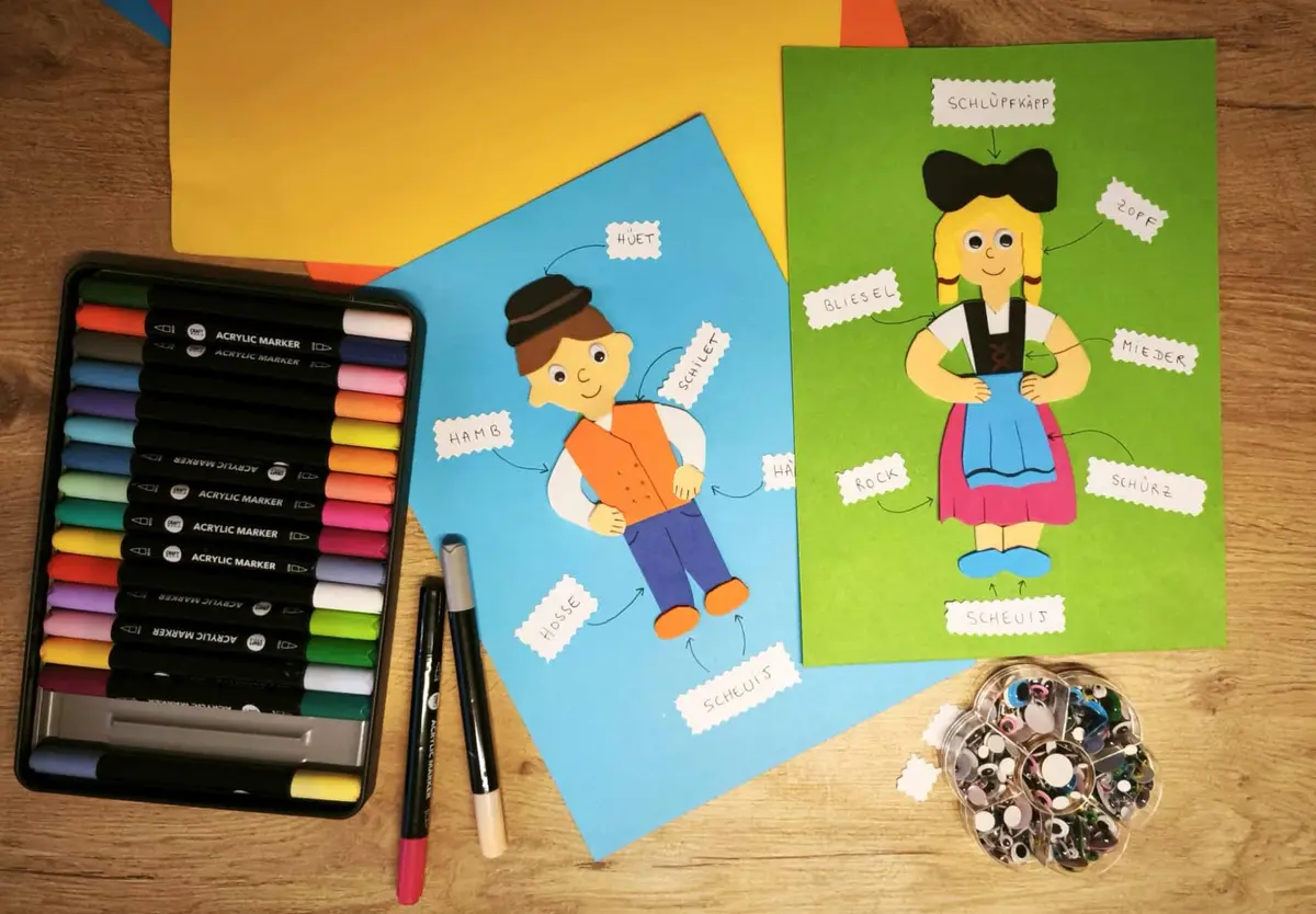 Atelier « Un costume pour Männele et Maidele »