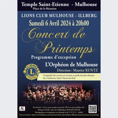 Orphéon Municipal - Concert caritatif de Printemps