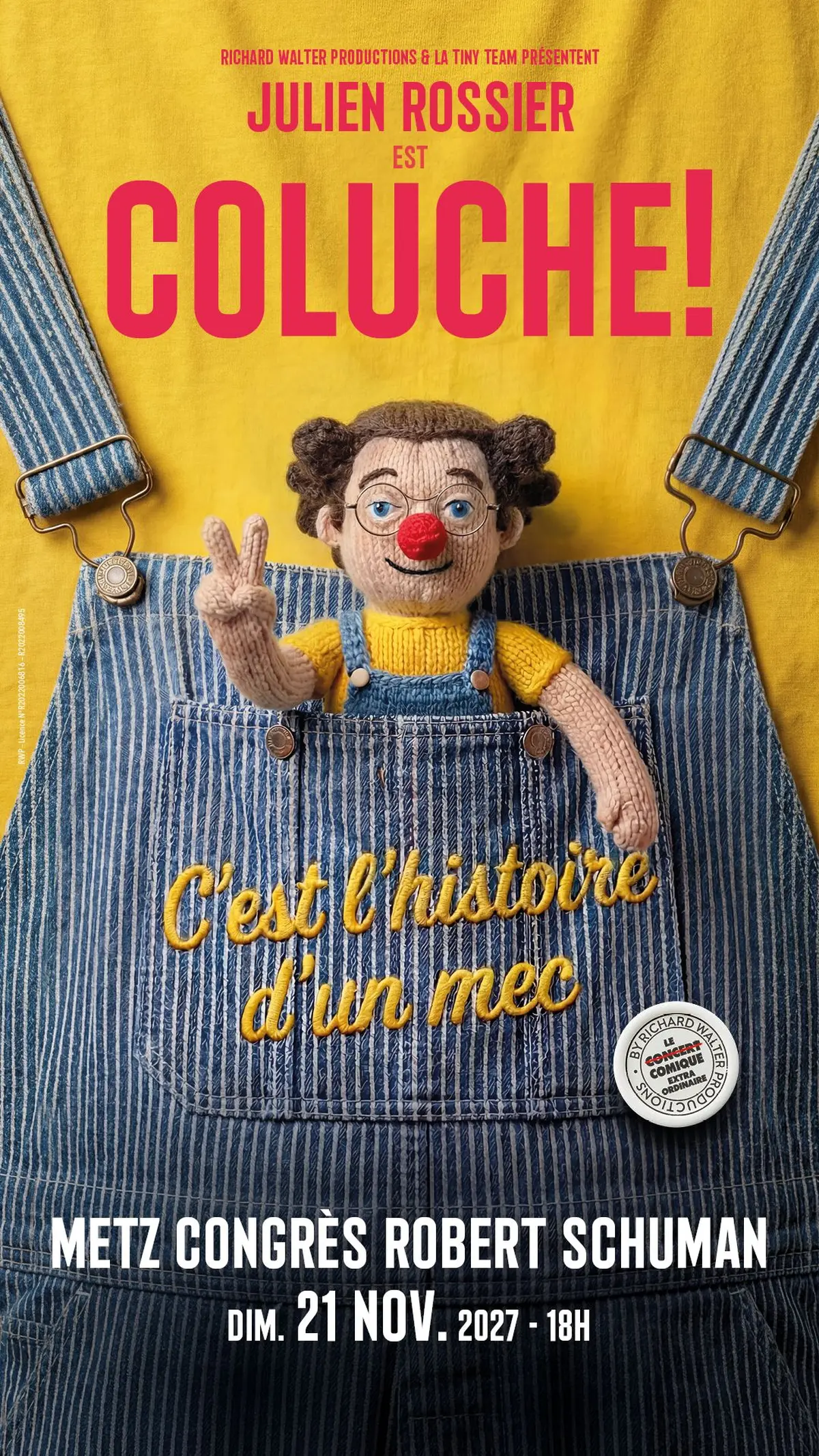 Julien Rossier est Coluche ! C'est l'histoire d'un mec