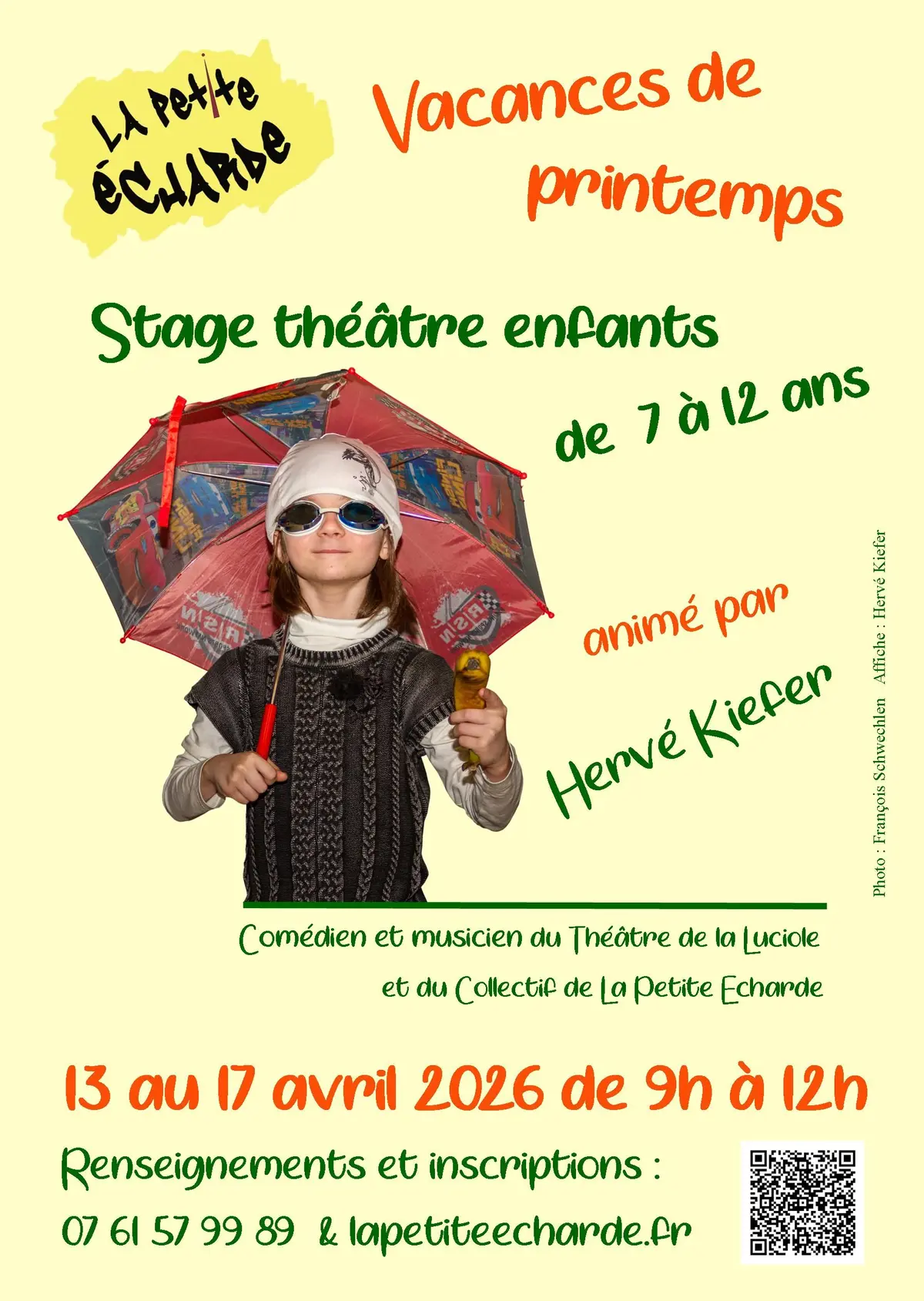 Stage théâtre enfants 7-12 ans à La Petite Echarde de didenheim