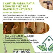 Atelier participatif : rénover avec des matériaux naturels