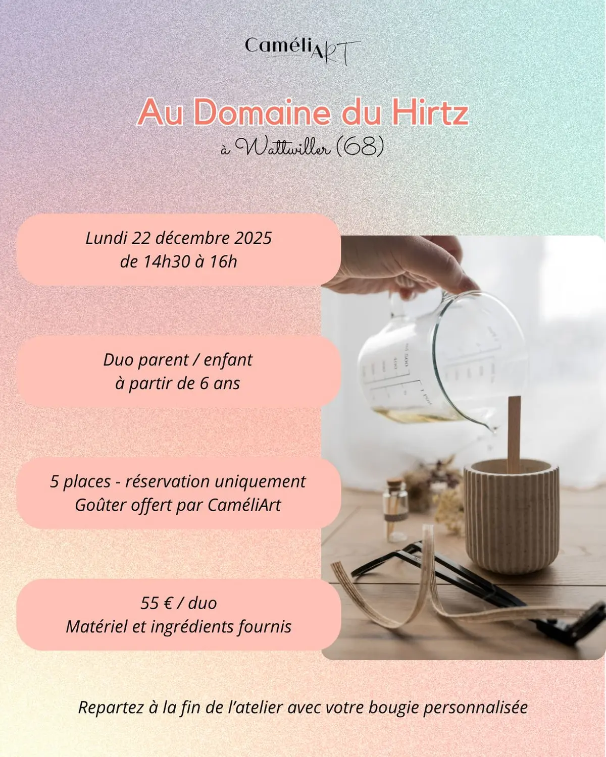 Création de Bougies : Laissez briller votre talent ! 