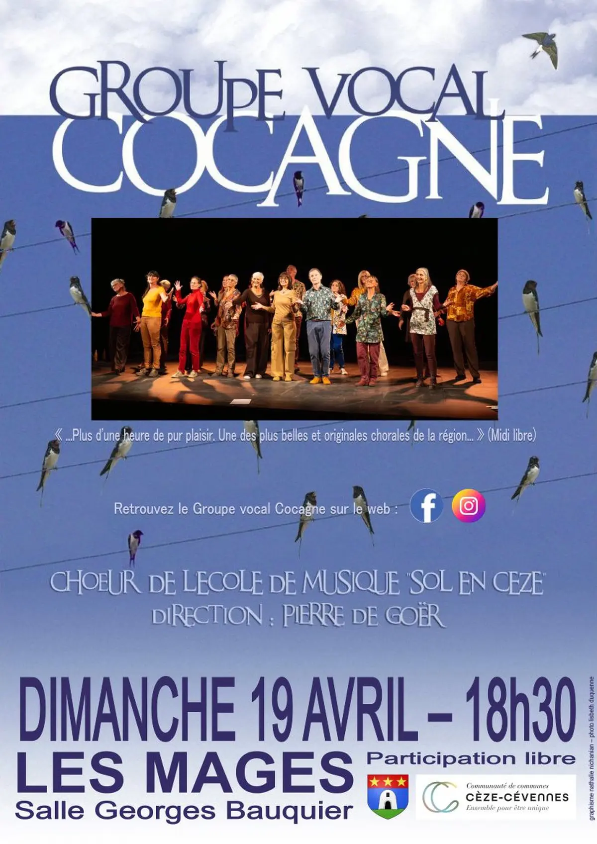 Concert groupe vocal Cocagne 