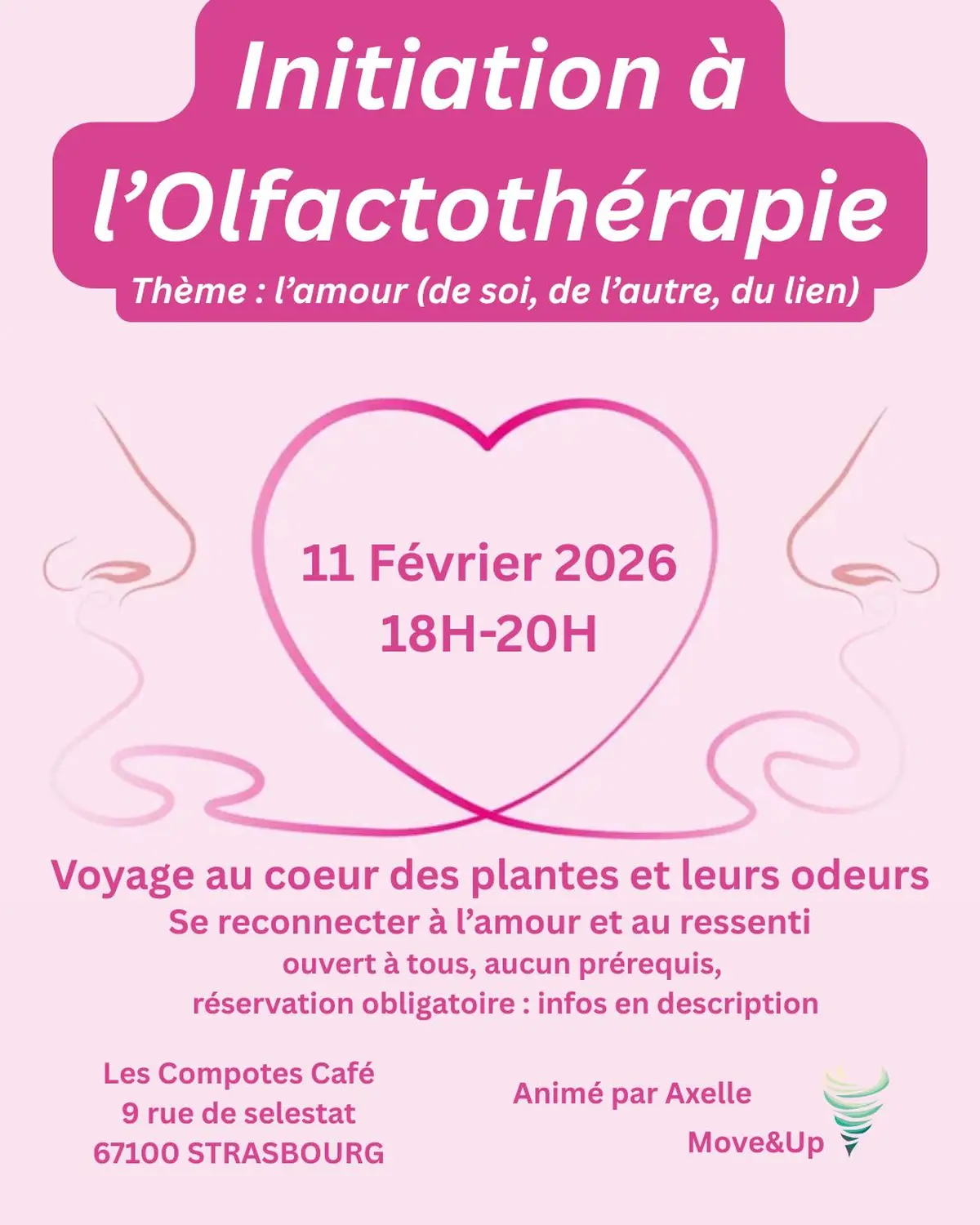 Initiation à l'Olfactothérapie sur le thème de l'amour 