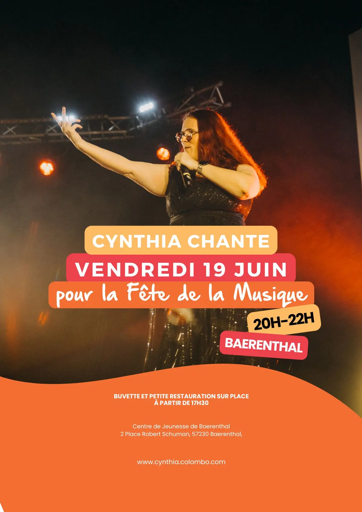 Cynthia Colombo pour la Fête de la Musique