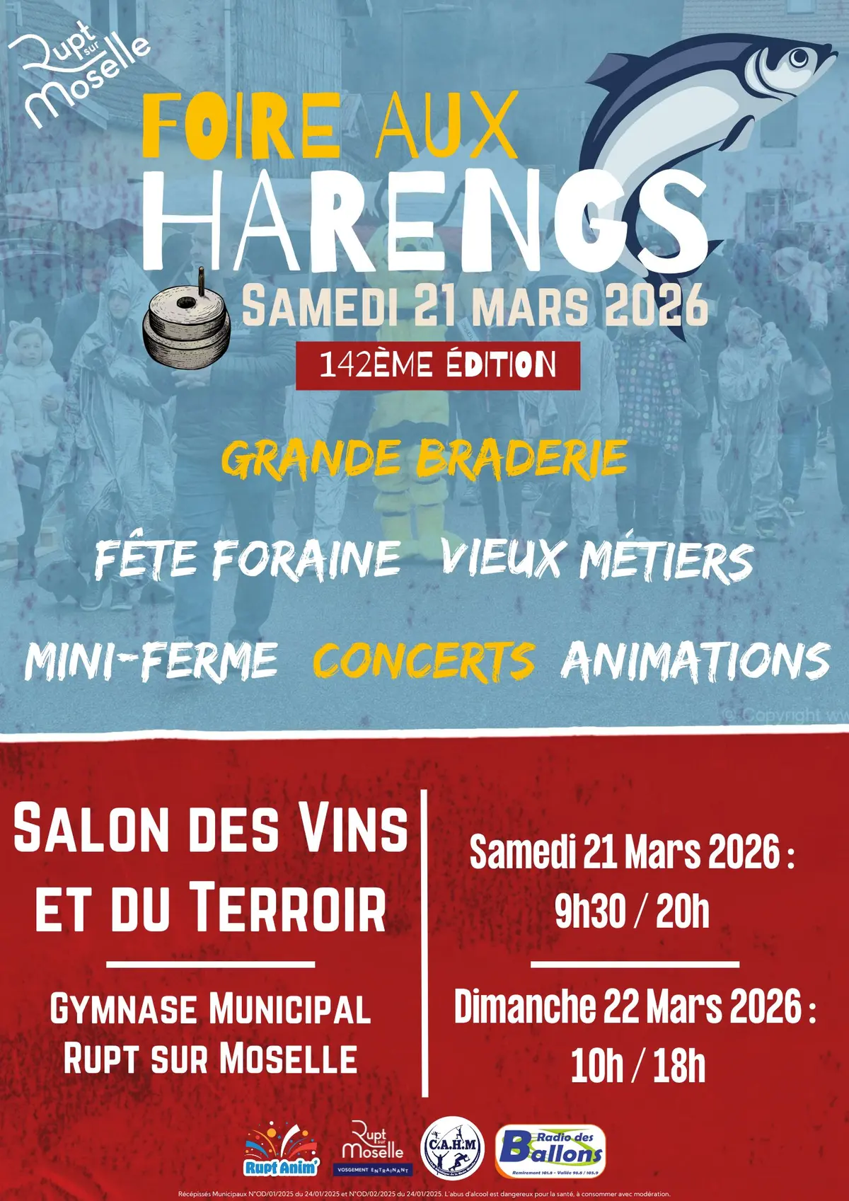 Foire aux harengs  & Salon des vins et du terroir 2026