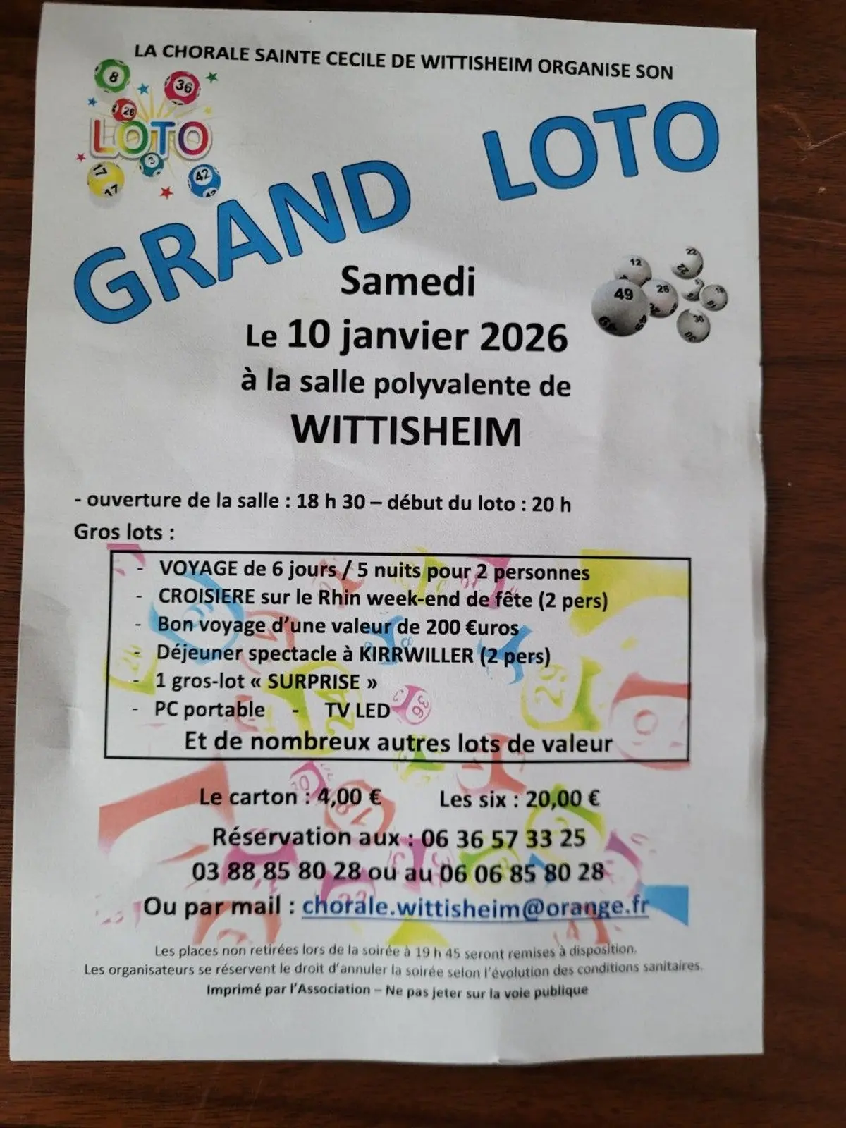 Grand loto du Nouvel An