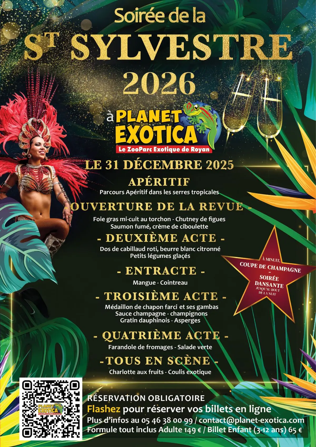 Soirée de la Saint-Sylvestre à Planet Exotica
