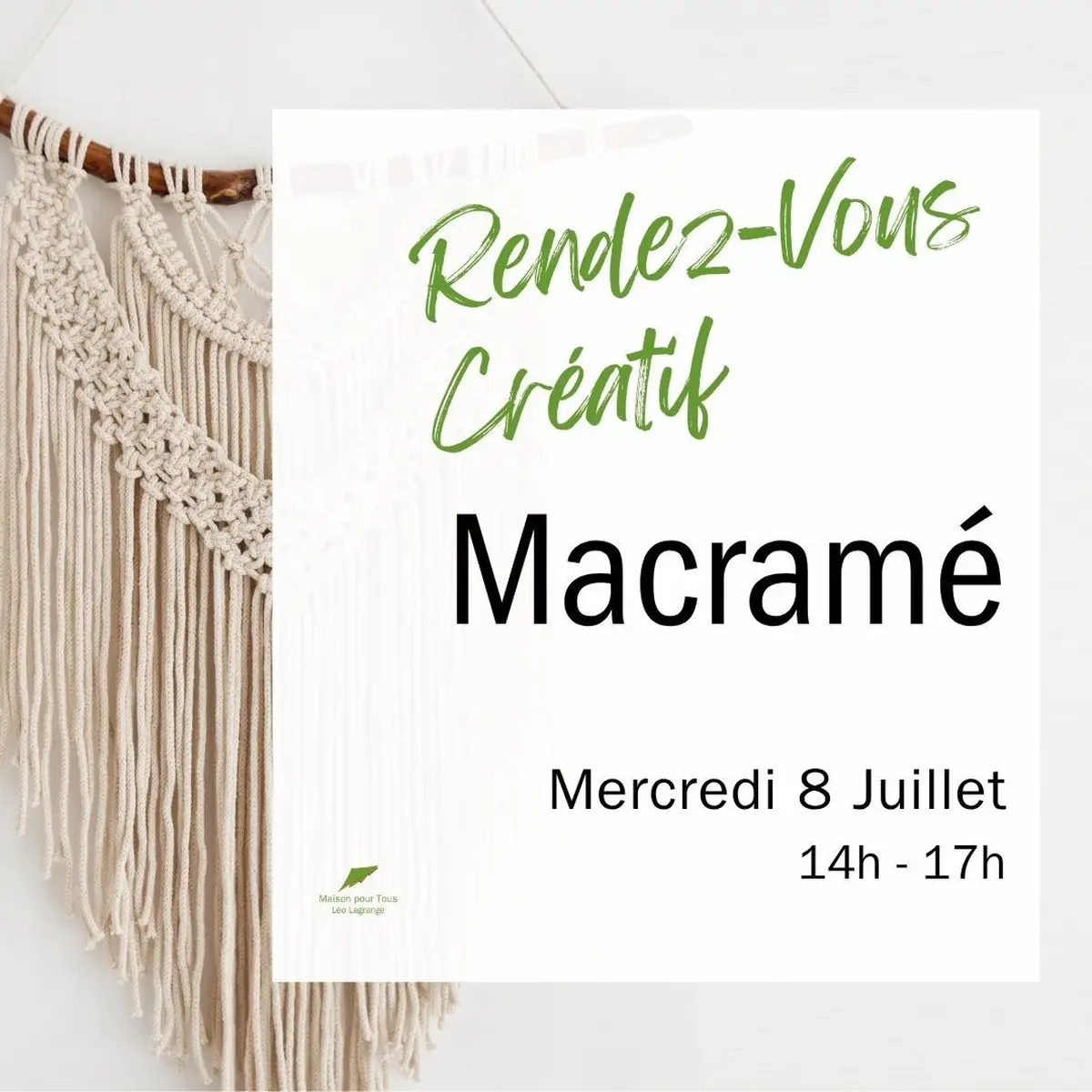 Initiation au Macramé