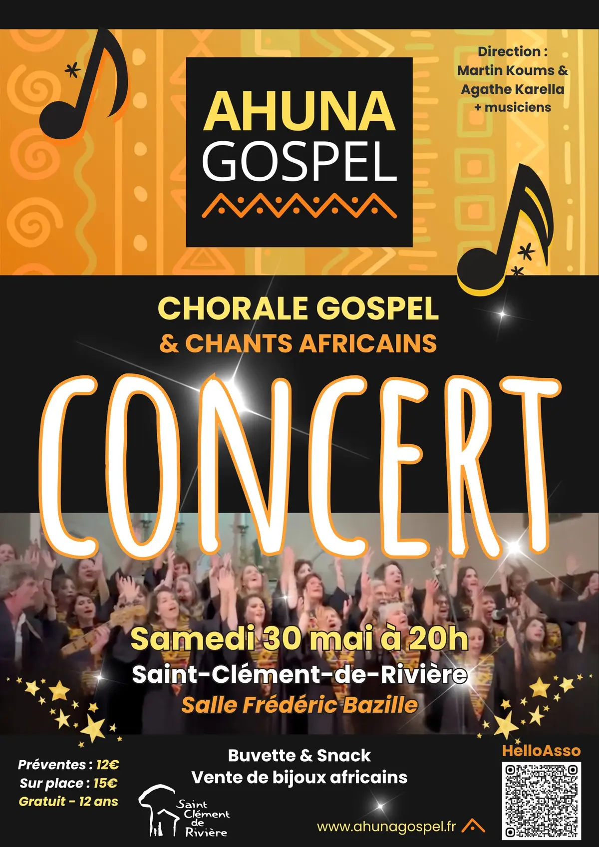 Ahuna Gospel en concert !