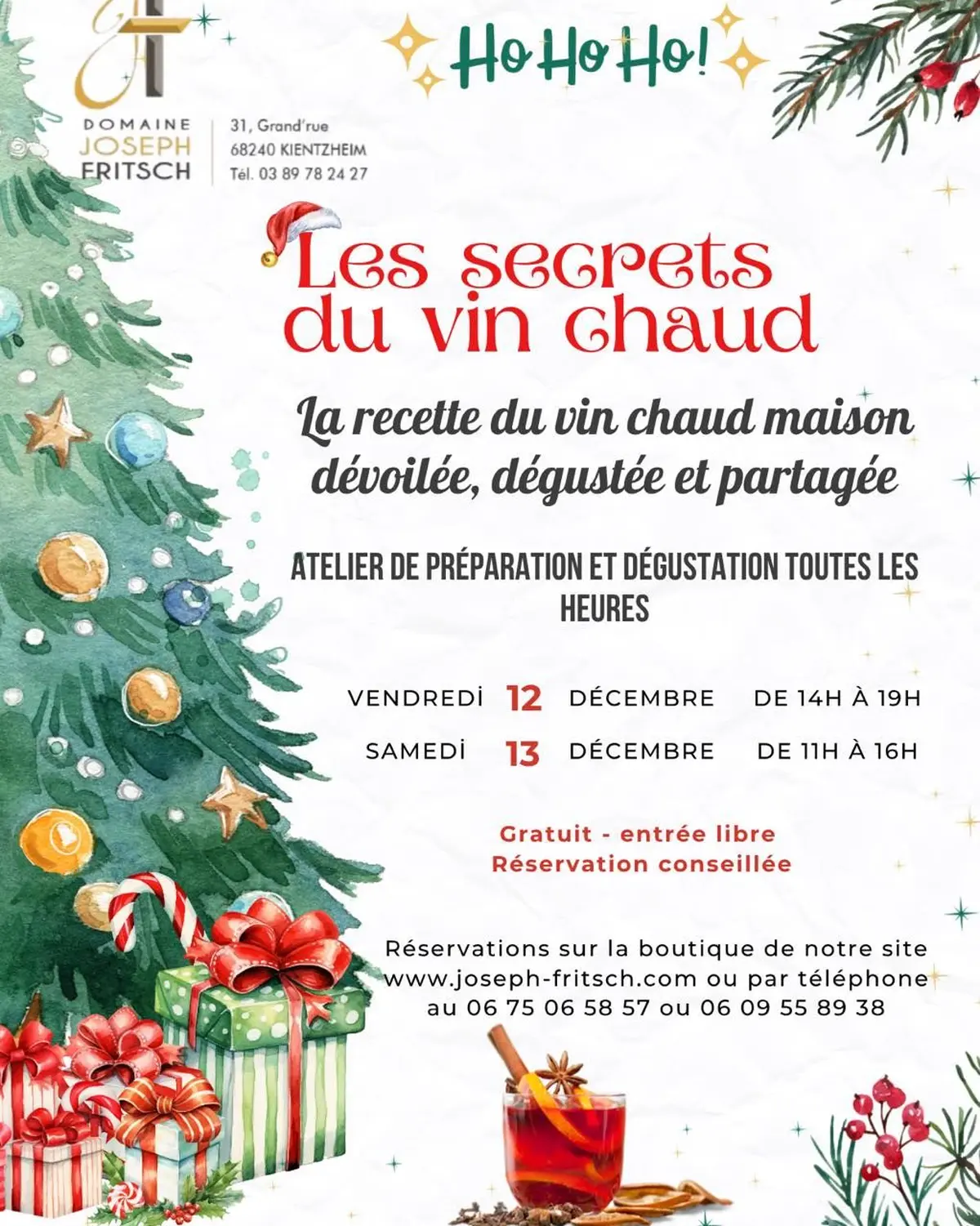 Les Ateliers Enchantés du Domaine Fritsch - Les secrets du Vin Chaud 