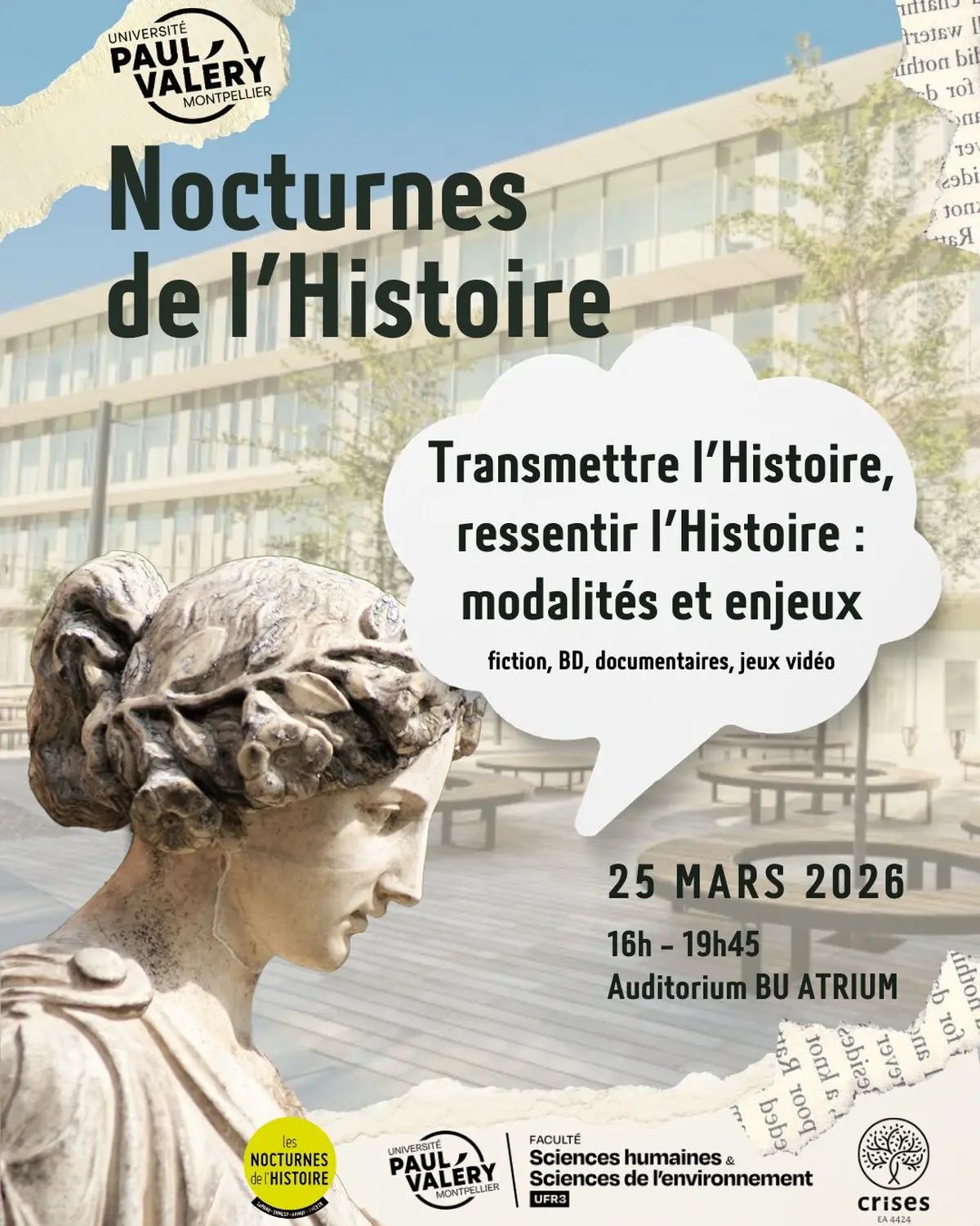 Les Nocturnes de l'Histoire -  Transmettre l’Histoire, ressentir l’Histoire