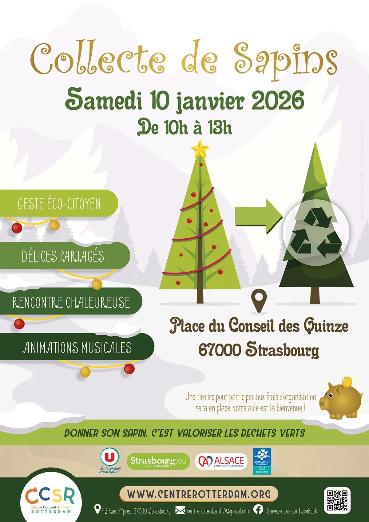 Collecte de sapins